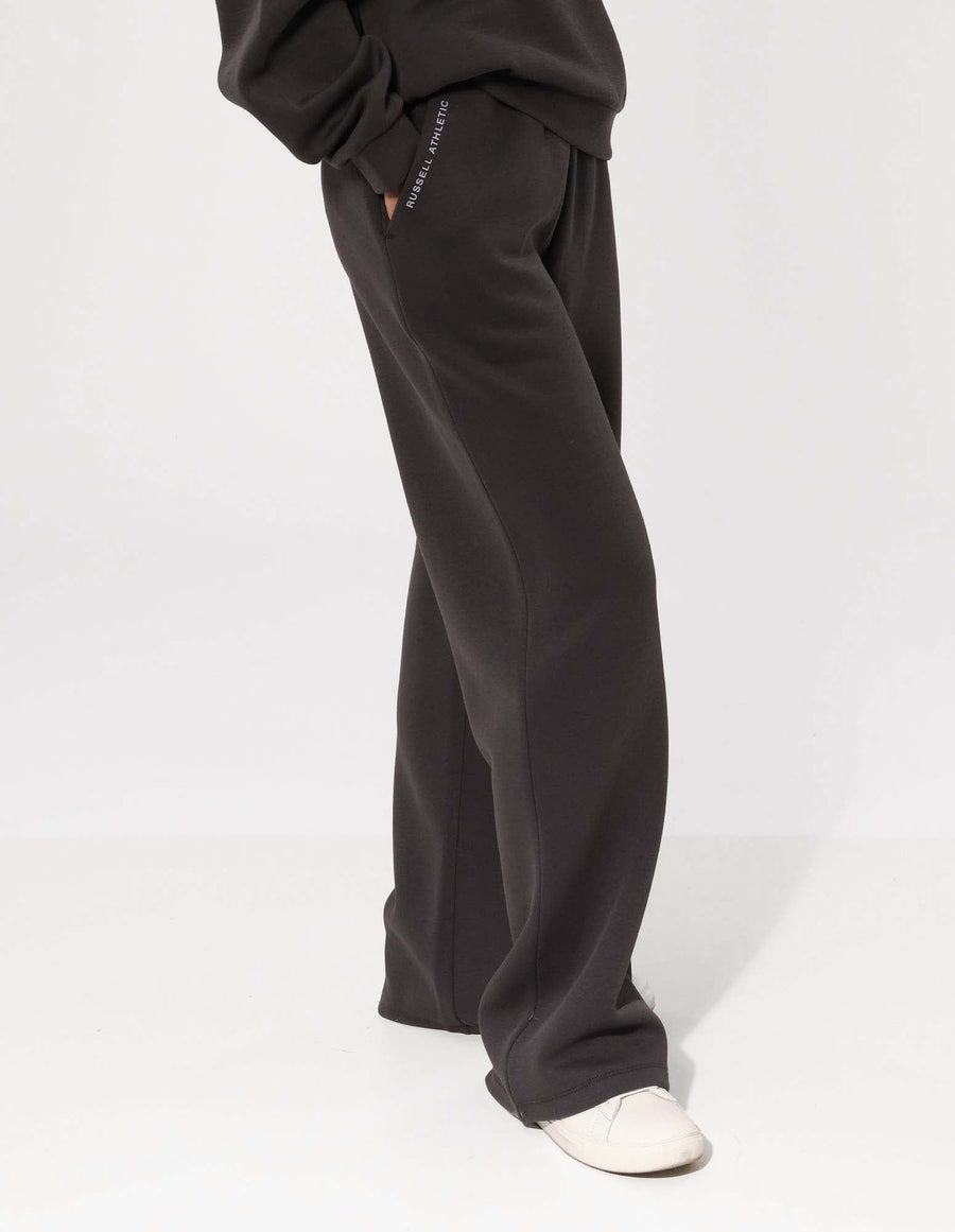 Russell Athletic Australia Women's R Tech Leisure Wide Leg Track Pant - Dark Grey True Since 1902