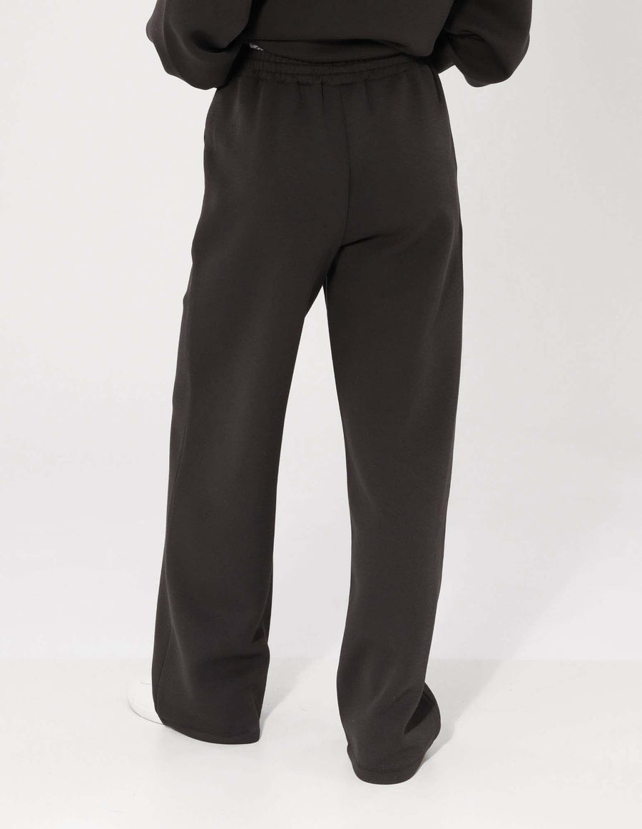Russell Athletic Australia Women's R Tech Leisure Wide Leg Track Pant - Dark Grey True Since 1902