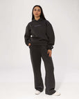 Russell Athletic Australia Women's R Tech Leisure Wide Leg Track Pant - Dark Grey True Since 1902