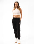 Women's Seattle Arch Baggy Track Pant - Black