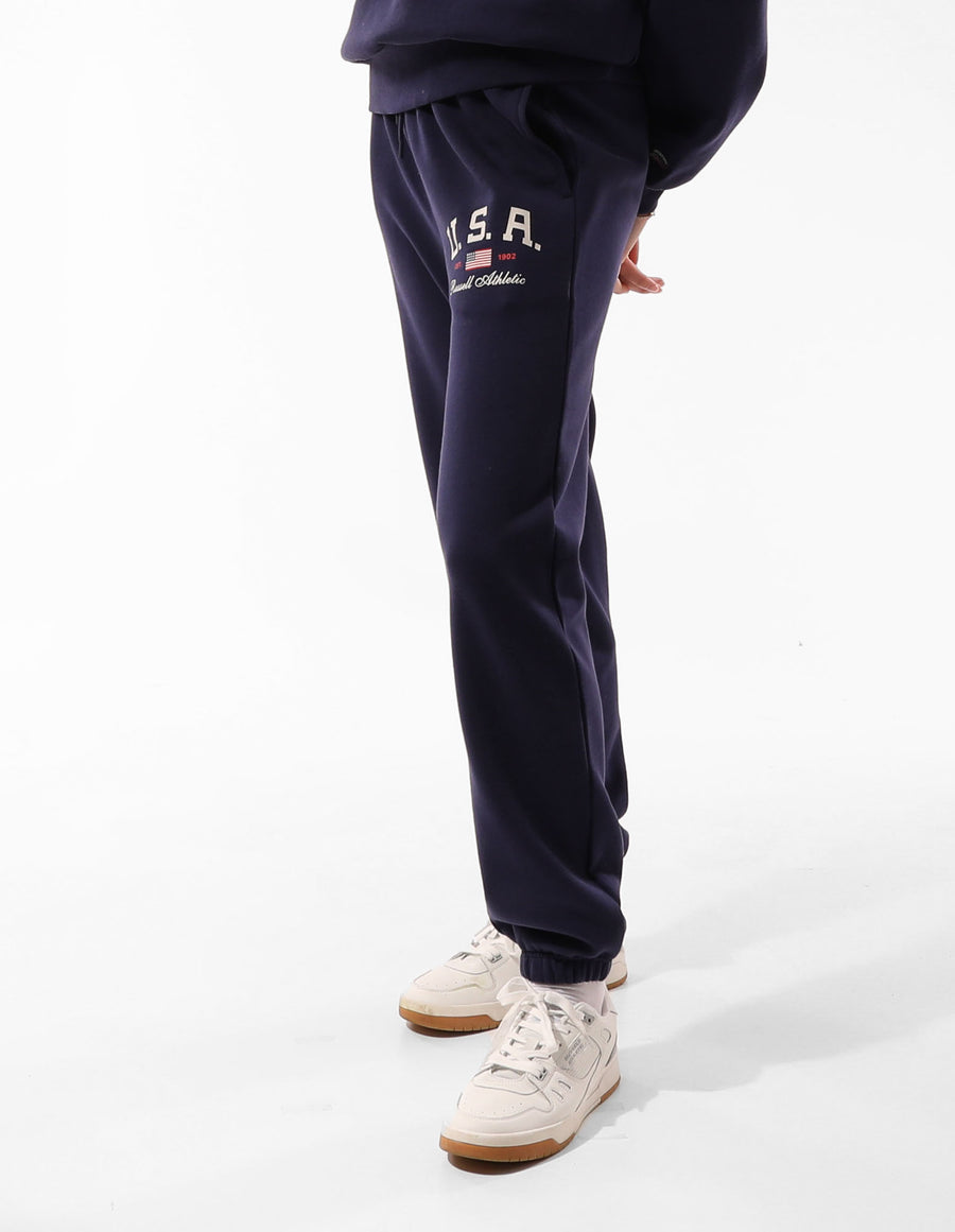 Women's 1902 Baggy Track Pant - Evening Blue - Image #2