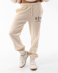 Women's 1902 Baggy Track Pant - Soy - Image 