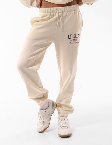 Women's 1902 Baggy Track Pant - Soy - Image #1