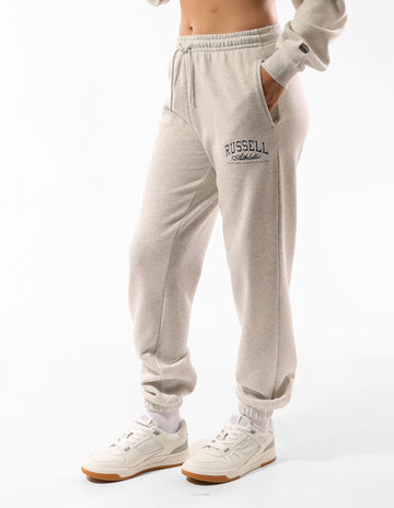 Women's Tribeca Semi Baggy Track Pant - Soy Marle - Image #1