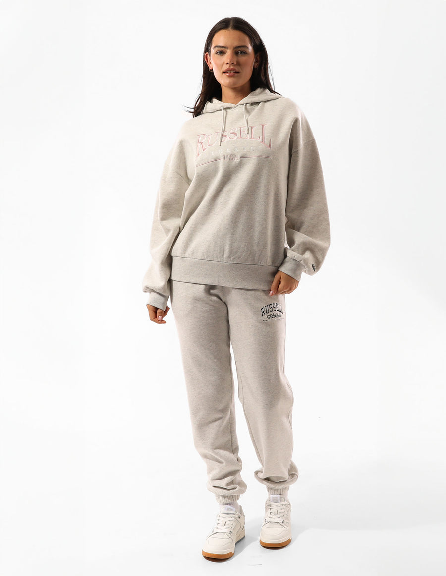 Women's Tribeca Semi Baggy Track Pant - Soy Marle - Image #2