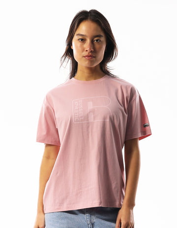 Women's Originals Inlay Logo Tee - Peach Skin