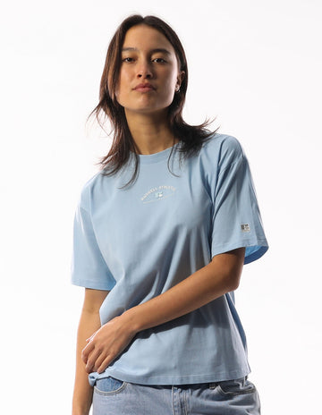 Women's Heritage Arch Tee - Placid Blue - Image #1