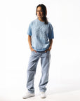 Women's Annie Oversized Tee - Placid Blue - Image 