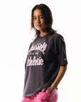 Women's Annie Oversized Tee - Dark Grey - Image 