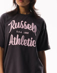 Women's Annie Oversized Tee - Dark Grey - Image 