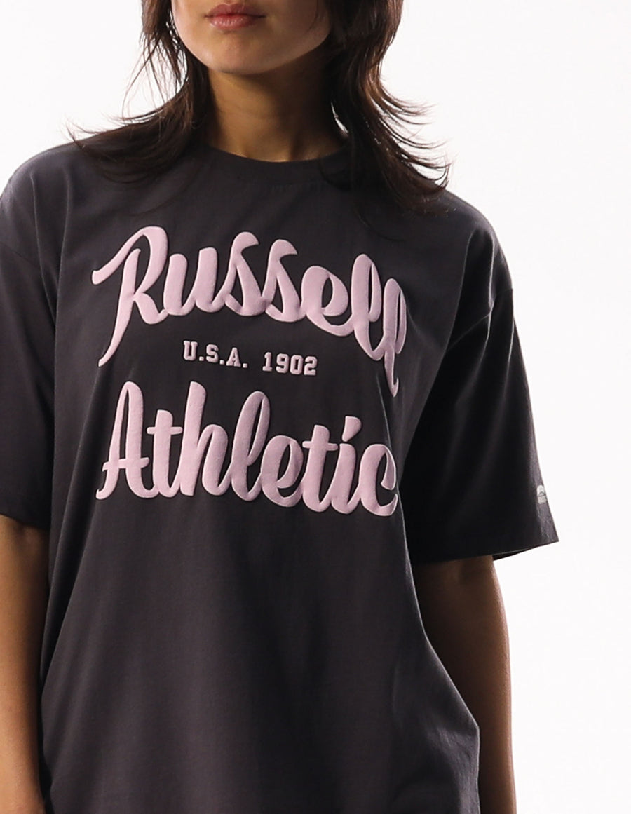 Women's Annie Oversized Tee - Dark Grey - Image #4