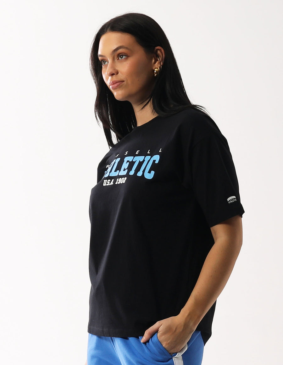 Women's Halston Oversize Tee - Black - Image #4