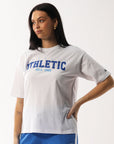 Women's Halston Oversize Tee - White - Image 