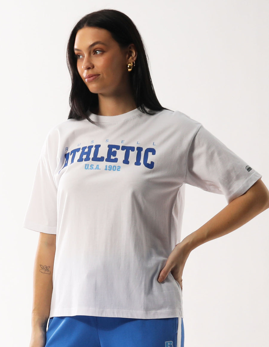 Women's Halston Oversize Tee - White - Image #3