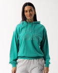 Women's Tonal Arch Oversized Hoodie - Jade