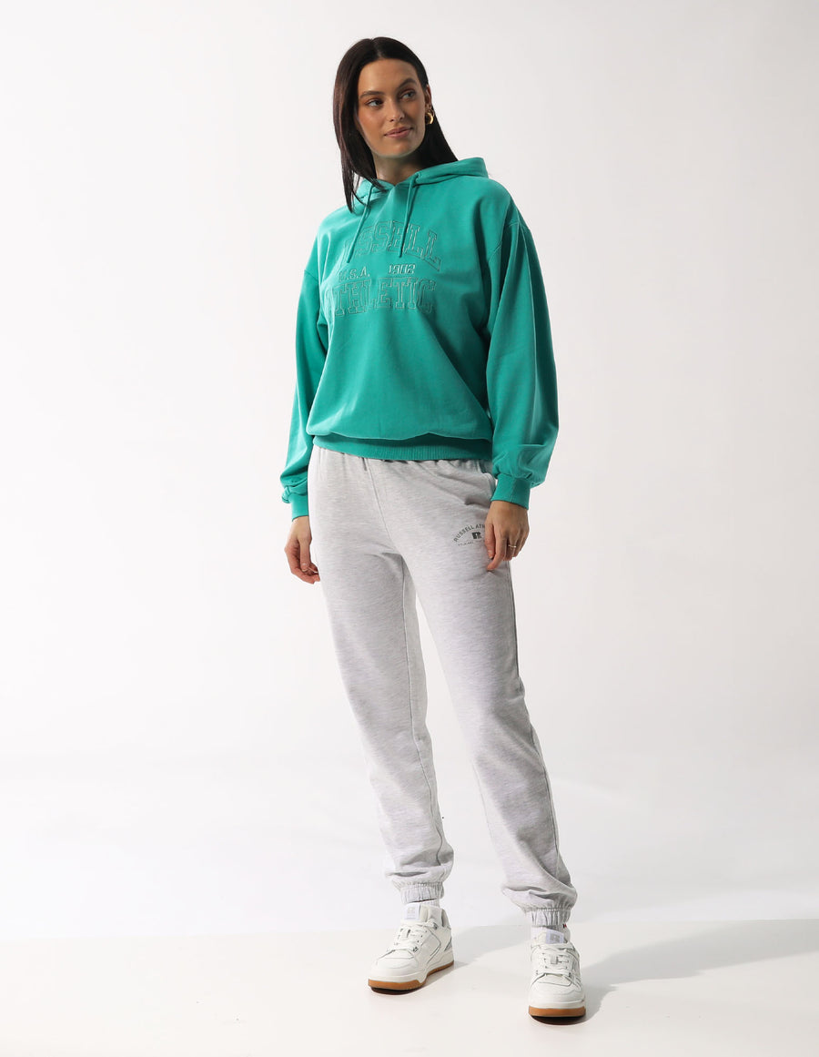 Women's Tonal Arch Oversized Hoodie - Jade