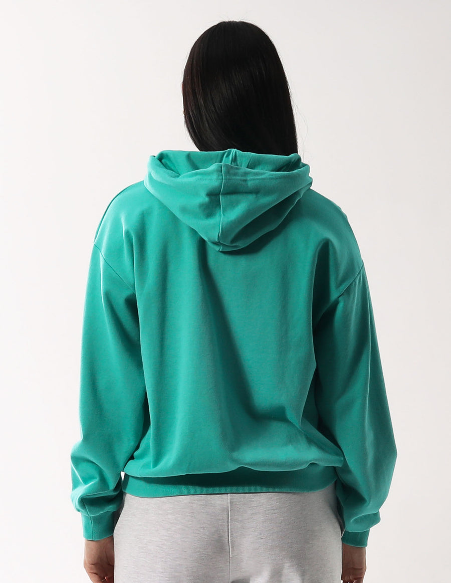 Women's Tonal Arch Oversized Hoodie - Jade