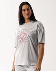 Russell Athletic Australia Women's Madison Oversized  Tee - Light Marle True Since 1902