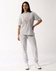 Russell Athletic Australia Women's Madison Oversized  Tee - Light Marle True Since 1902