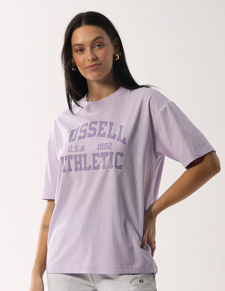 Russell Athletic Australia Women's Tonal Arch Tee - Oracle True Since 1902