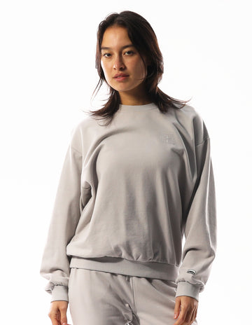 Women's Inlay Logo Unbrushed Crew - Antarctica