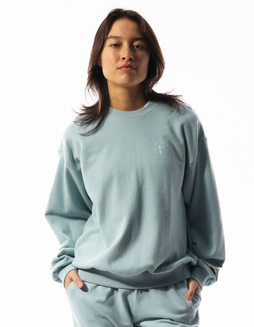 Women's Inlay Logo Unbrushed Crew - Shallow