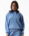 Womens R Logo Hoodie - Clear Blue Sky