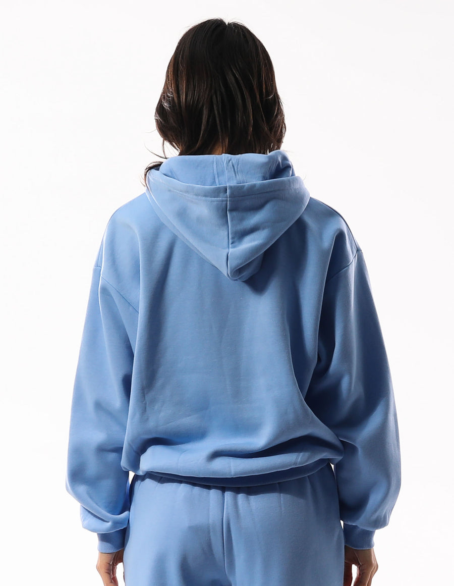 Womens R Logo Hoodie - Clear Blue Sky