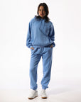 Womens R Logo Hoodie - Clear Blue Sky