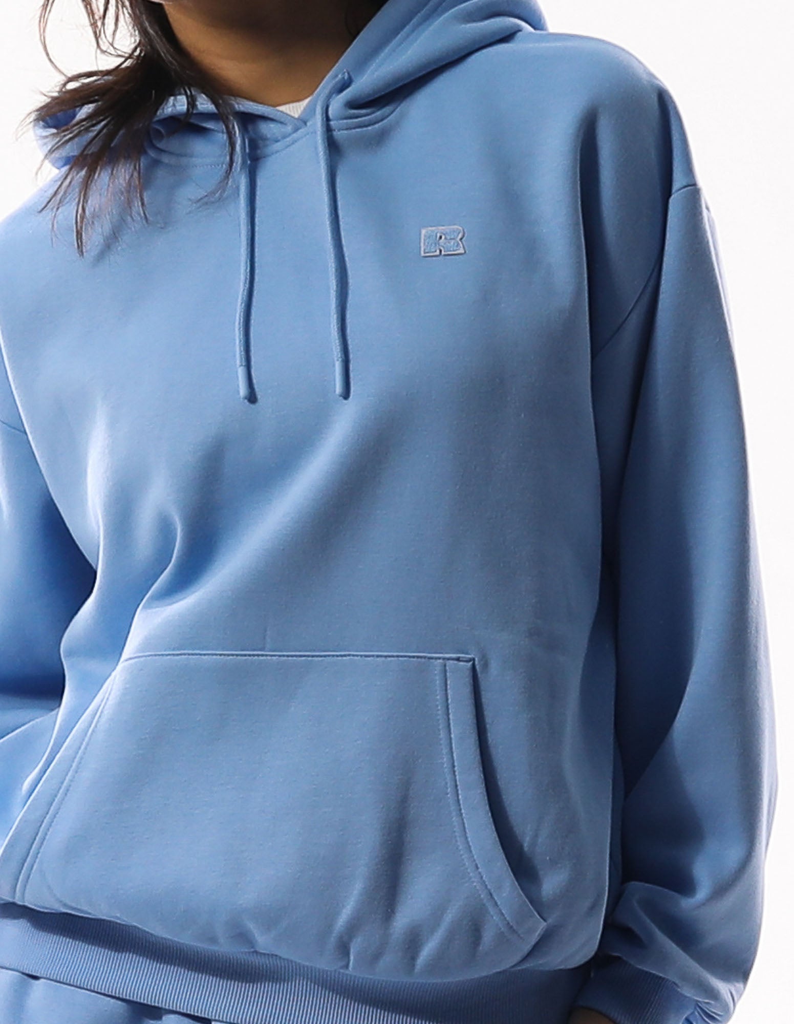 Russell Athletic Australia R Logo Women's Hoodie - Clear Blue Sky True Since 1902