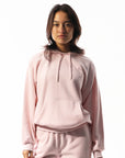 Womens R Logo Hoodie - Pale Lilac Pink