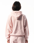 Womens R Logo Hoodie - Pale Lilac Pink