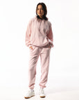 Womens R Logo Hoodie - Pale Lilac Pink