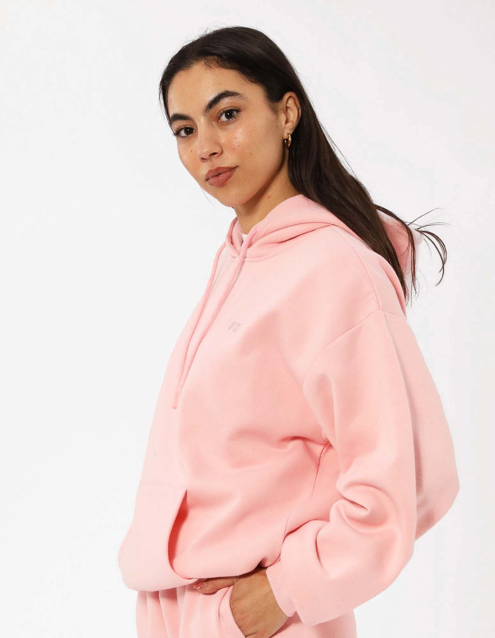 Russell Athletic Australia Women's R Logo Hoodie - Quartz Pink True Since 1902