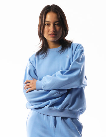 Women's R Logo Crew - Clear Blue Sky