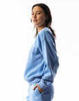 Women's R Logo Crew - Clear Blue Sky