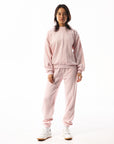 Women's R Logo Crew - Pale Lilac Pink