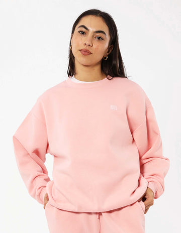 Russell Athletic Australia Women's R Logo Crew - Quartz Pink True Since 1902