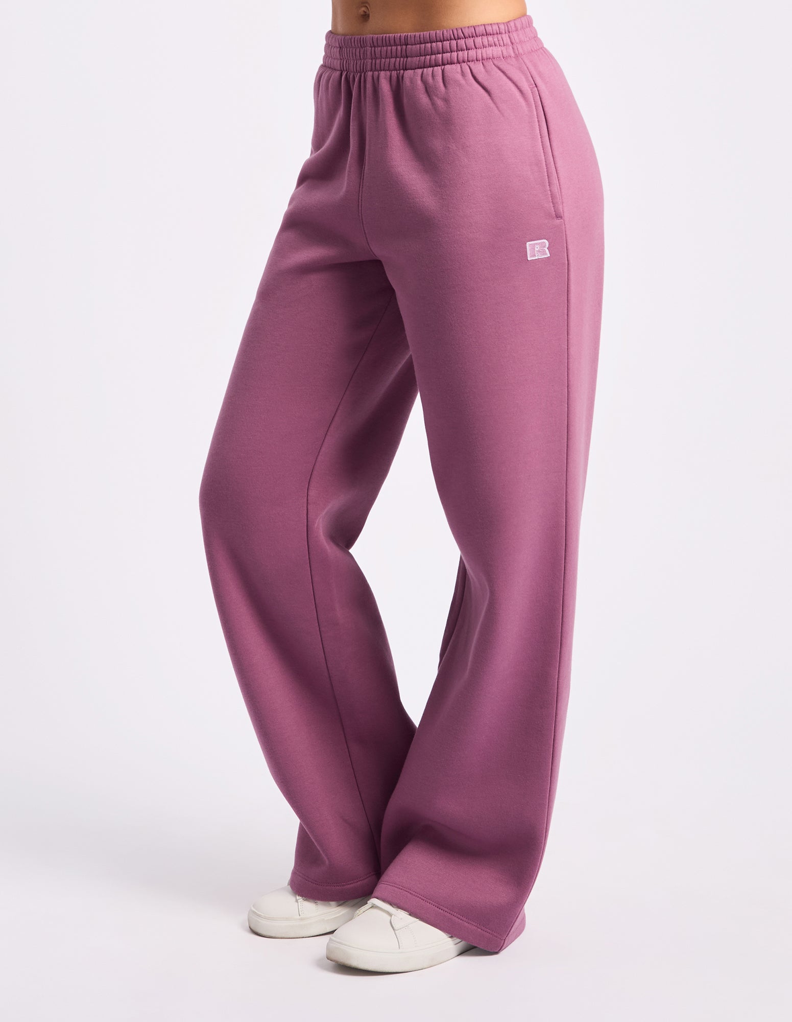 R Logo Wide Leg Women's Pant - Tulipwood