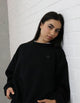 Women's R Logo Crew - Black