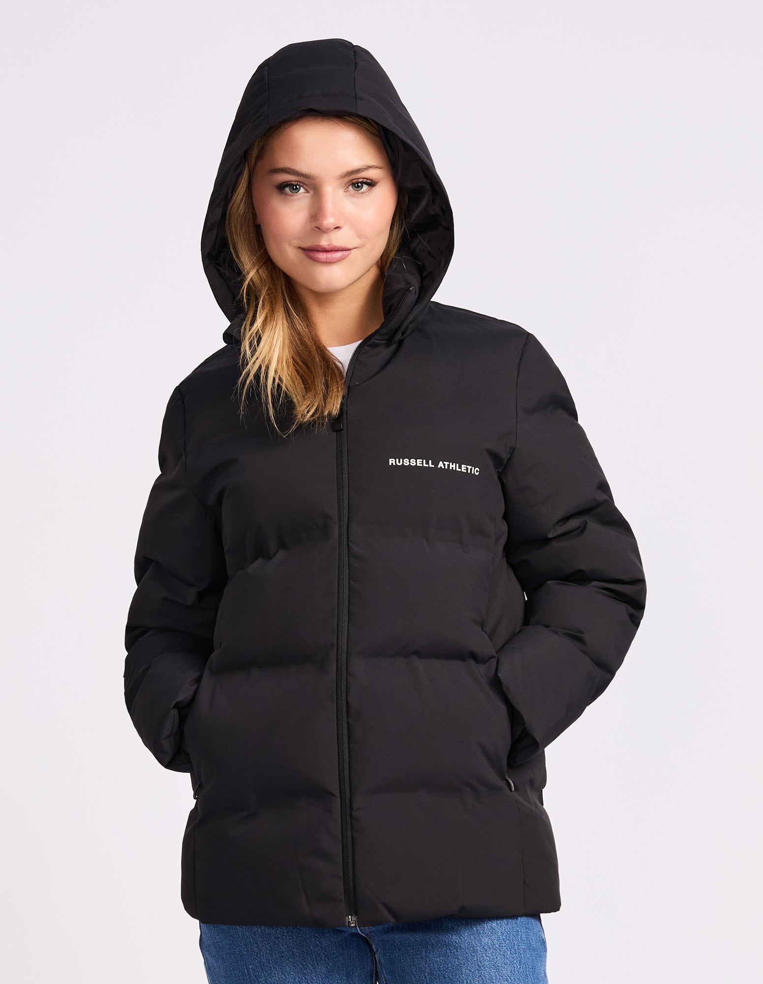 May Womens Puffer Jacket - Black
