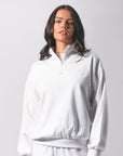 Russell Athletic Australia Women's Manhattan Quarter Zip - Stardust True Since 1902