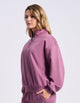 Womens R Logo Quarter Zip - Tulipwood