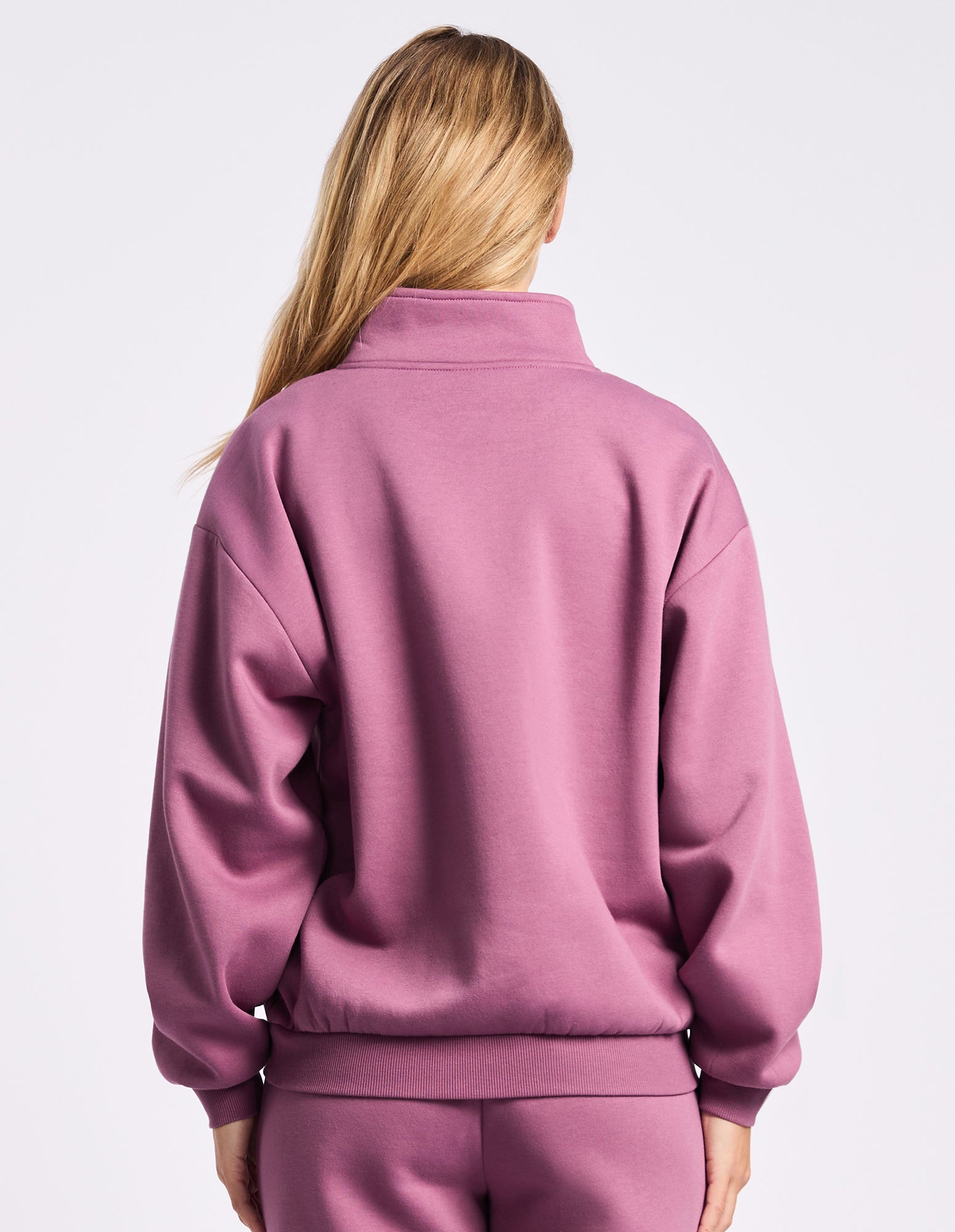 Womens R Logo Quarter Zip - Tulipwood