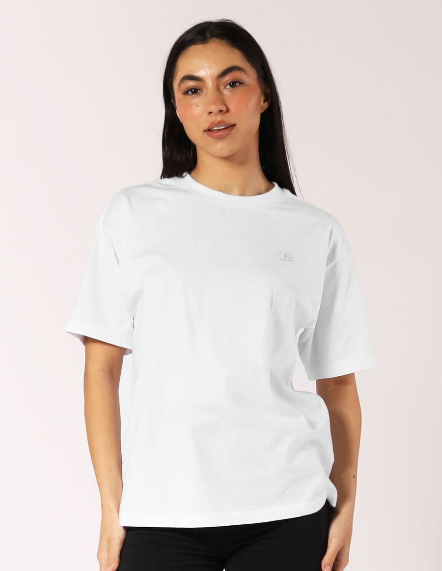 Russell Athletic Australia R Logo Women's Tee - White True Since 1902