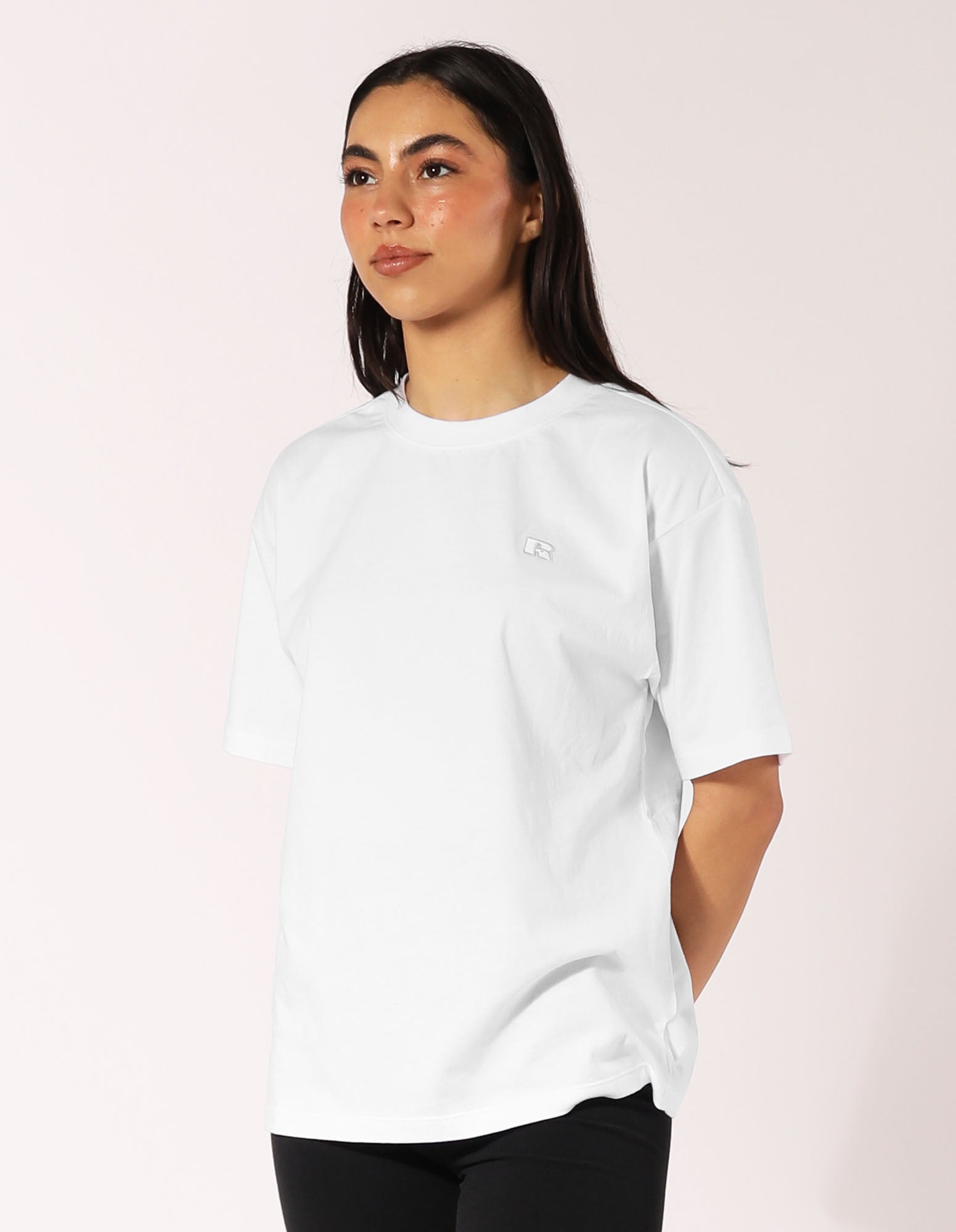 Russell Athletic Australia R Logo Women's Tee - White True Since 1902