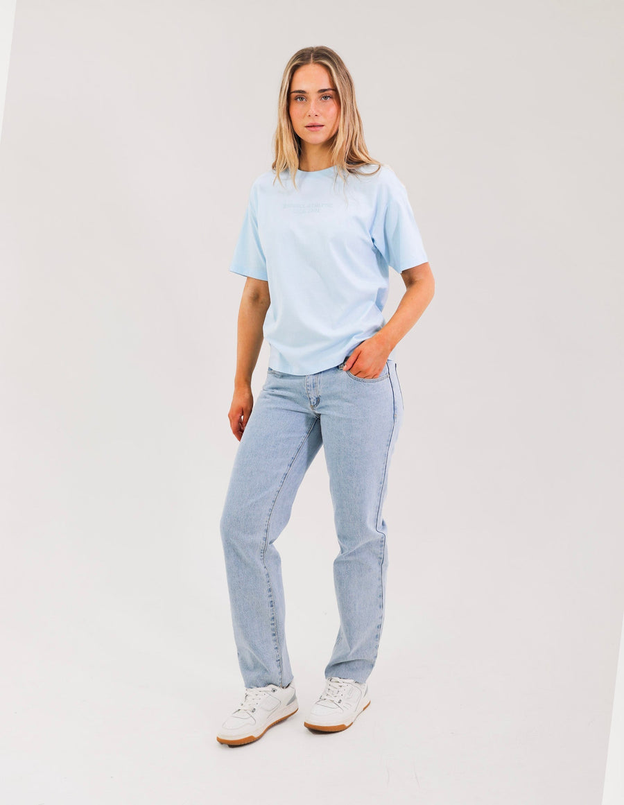 Russell Athletic Australia Women's Tee - Blue Breeze True Since 1902