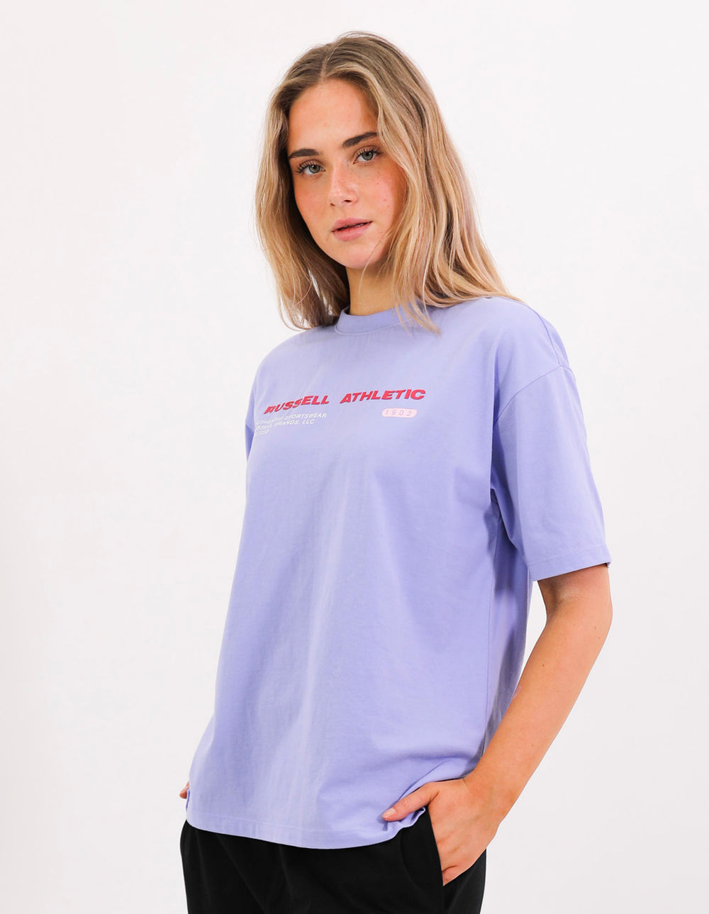 Women's Brand Tee - Pale Iris