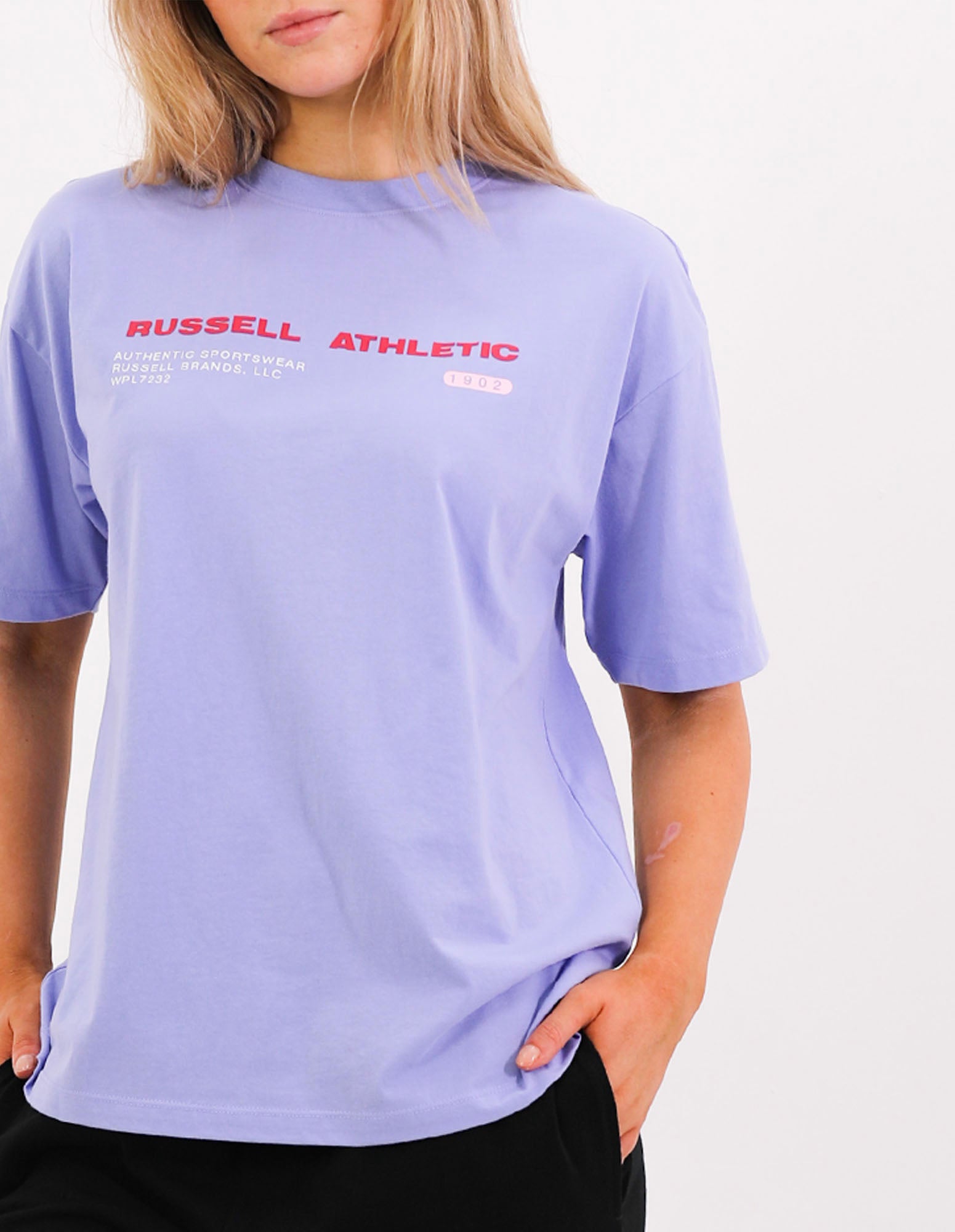 Women's Brand Tee - Pale Iris