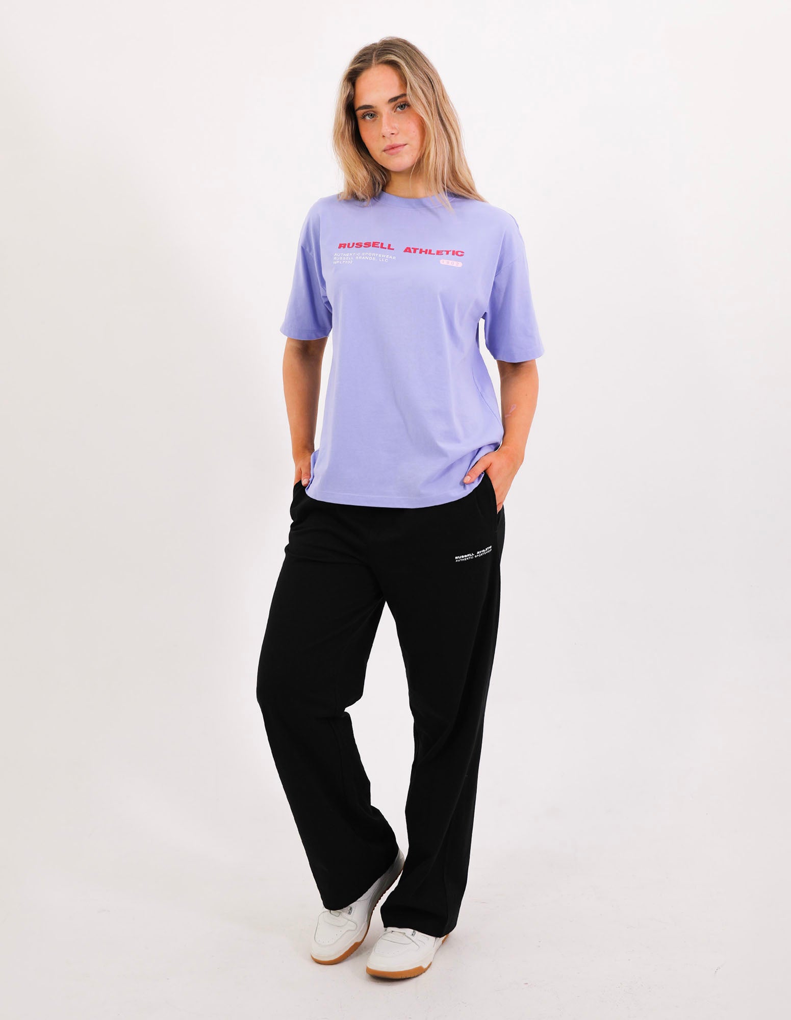 Women's Brand Tee - Pale Iris